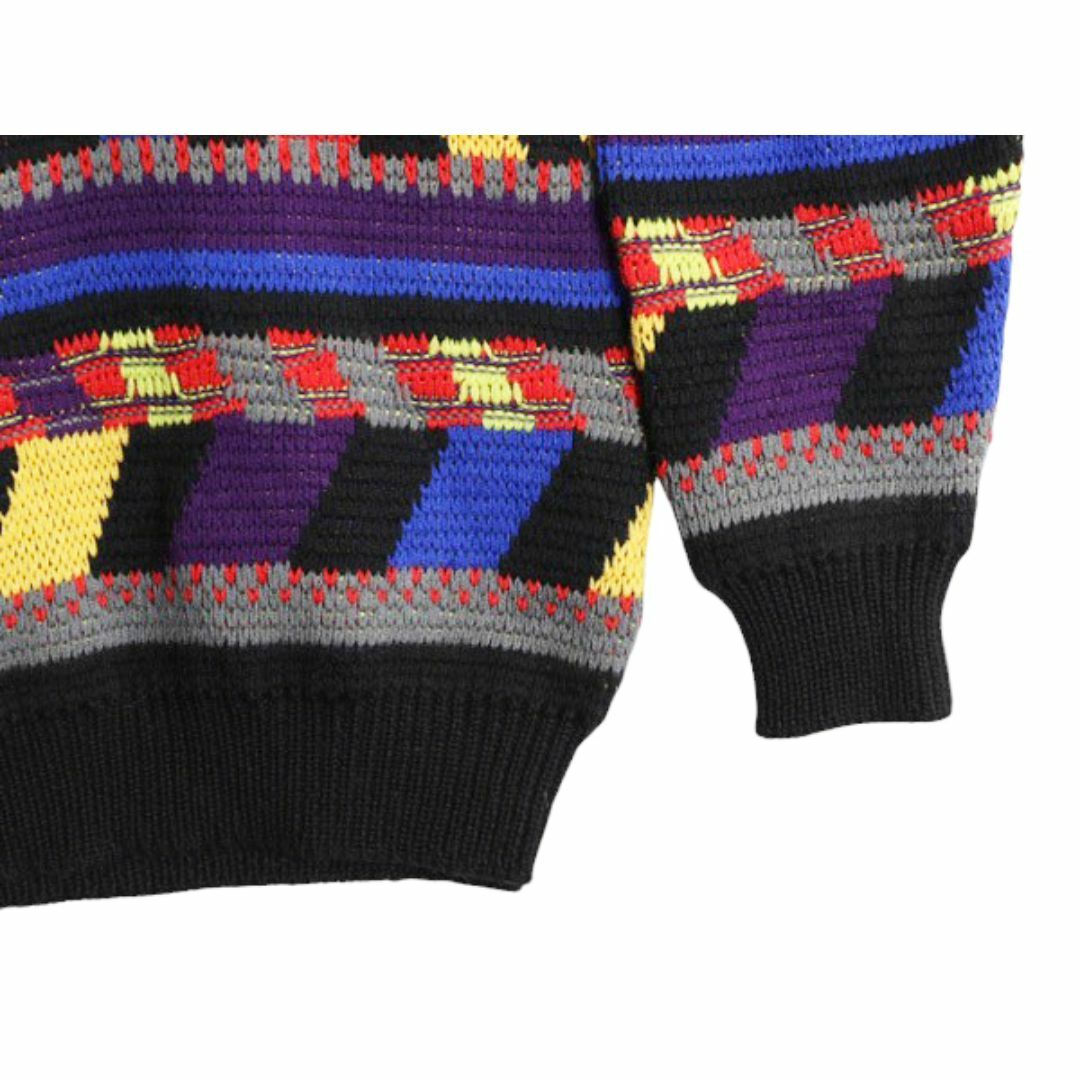 90s オーストラリア製 COOGI 総柄 ウール ニット セーター メンズ M
