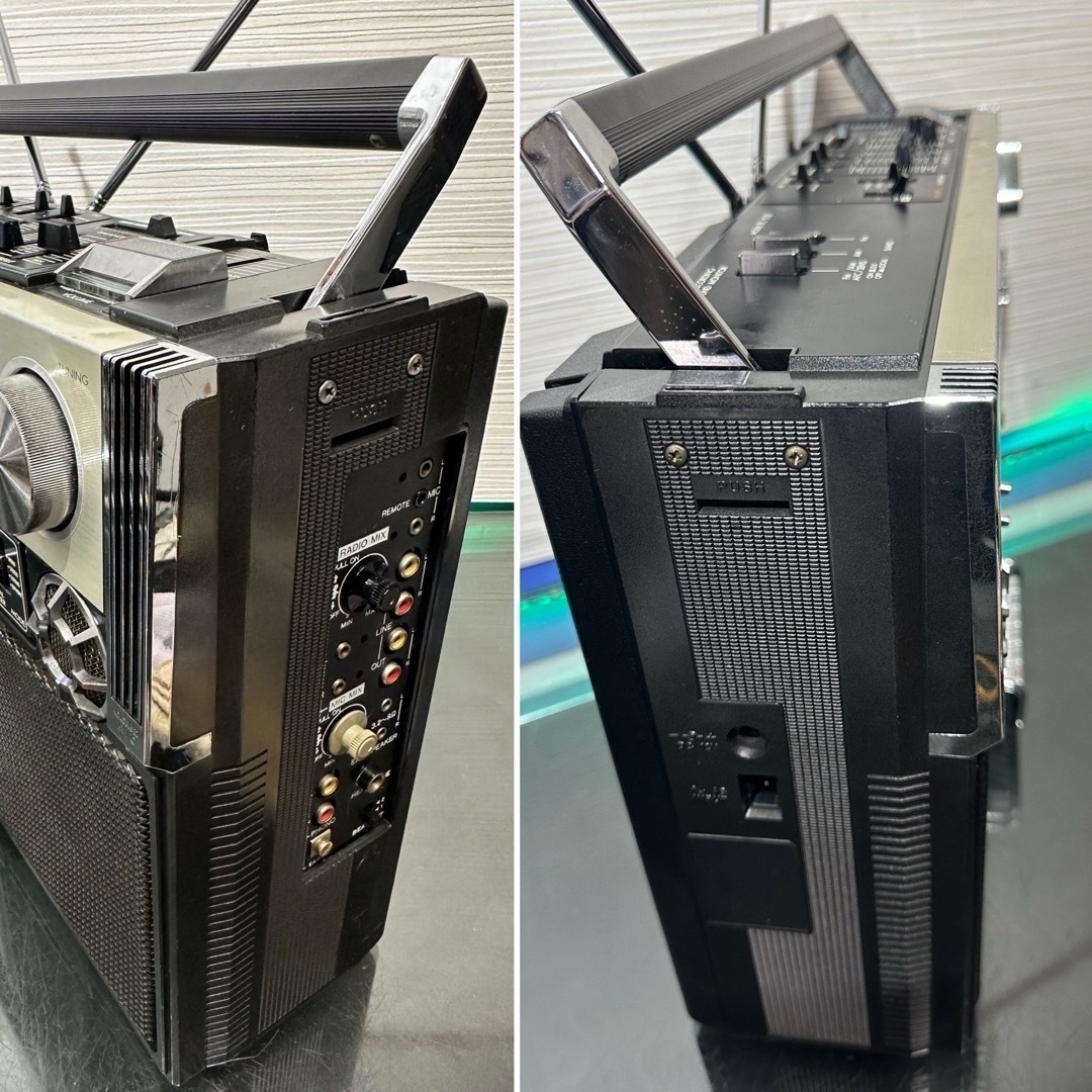 VICTOR ビクター RC-838 ステレオラジカセ。