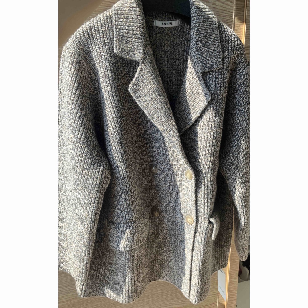 SNIDEL - ミニニットワンピース& ニットジャケットの通販 by rucaの