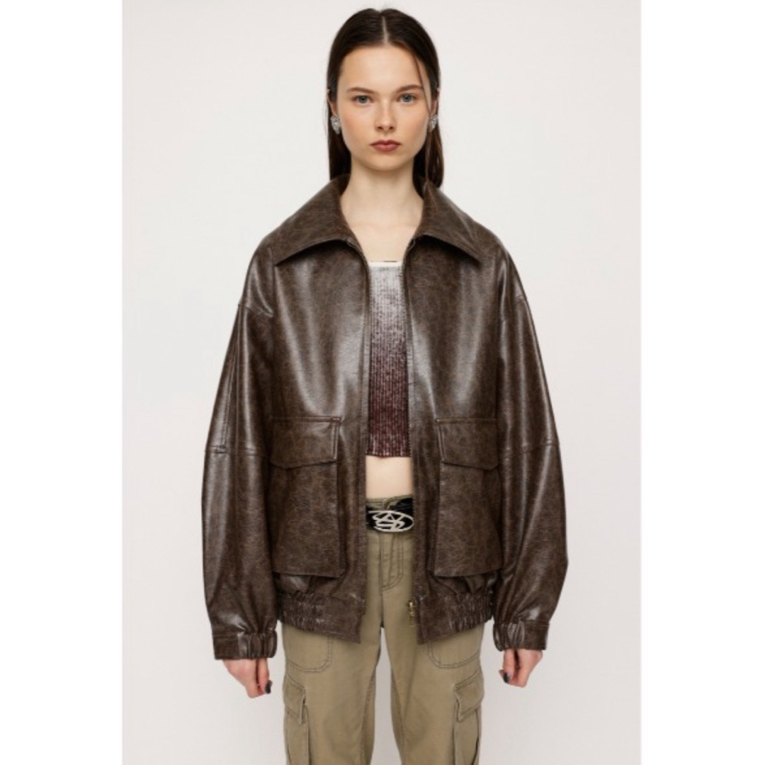 SLY - SLY スライ レザー ジップアップ ブルゾンの通販 by 断捨離