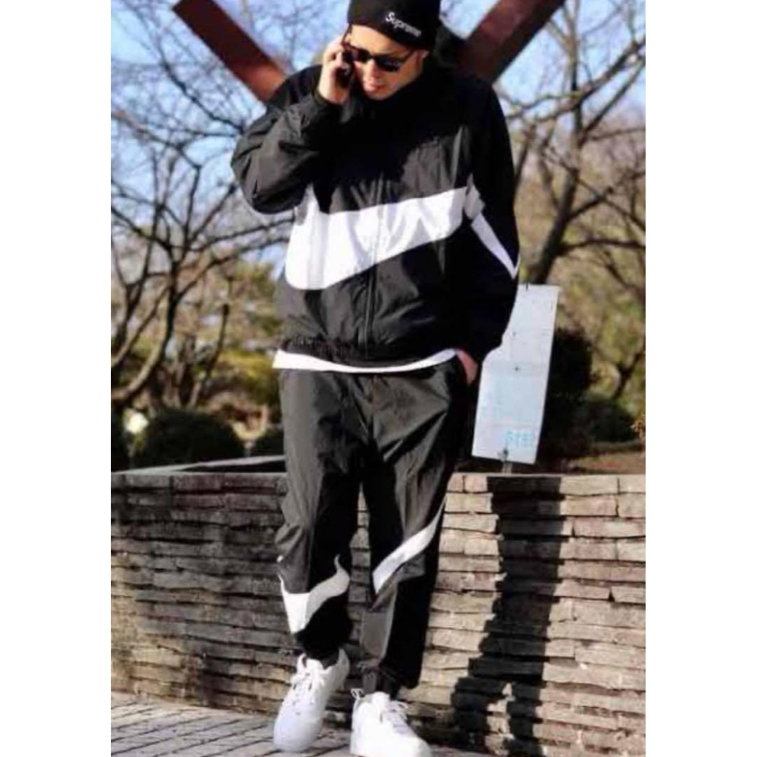 NIKE - XXL NIKE ビッグスウッシュ セットアップ ウーブン ジャケット