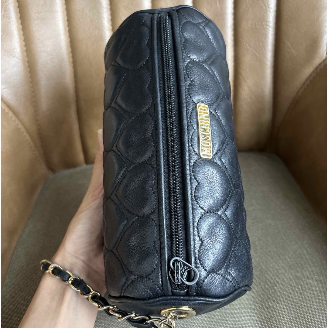 MOSCHINO - ヴィンテージ モスキーノ ハートキルティング レザー