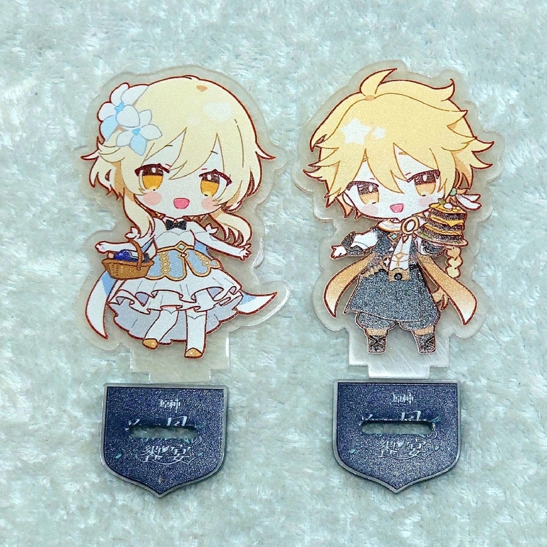 原神 モンド スイパラ柄 旅人 空 蛍 アクスタ アクリルスタンド 2種