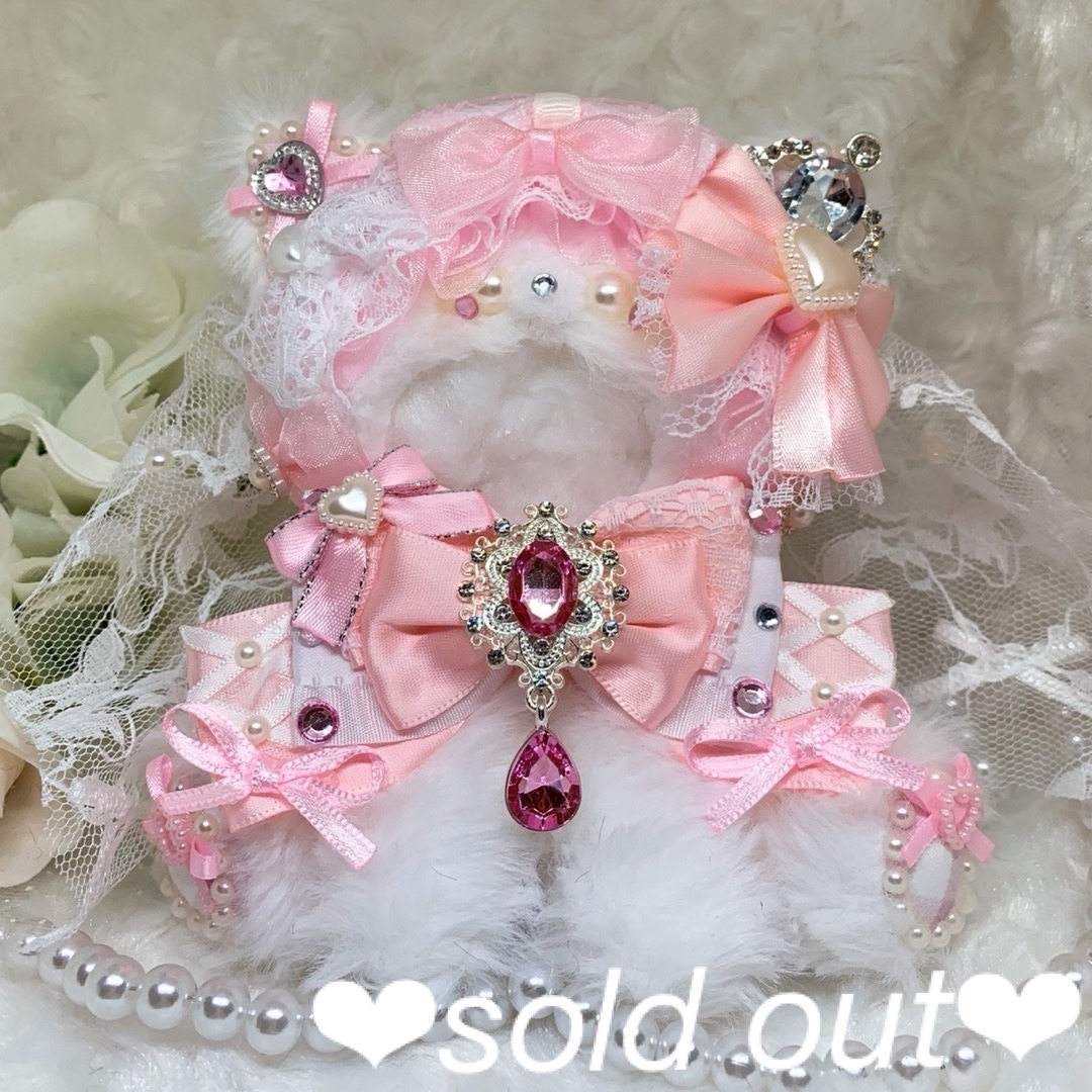 みうめぅ様ぬい服ふわふわ猫耳うさ耳お座り着ぐるみにじぱぺ ちび