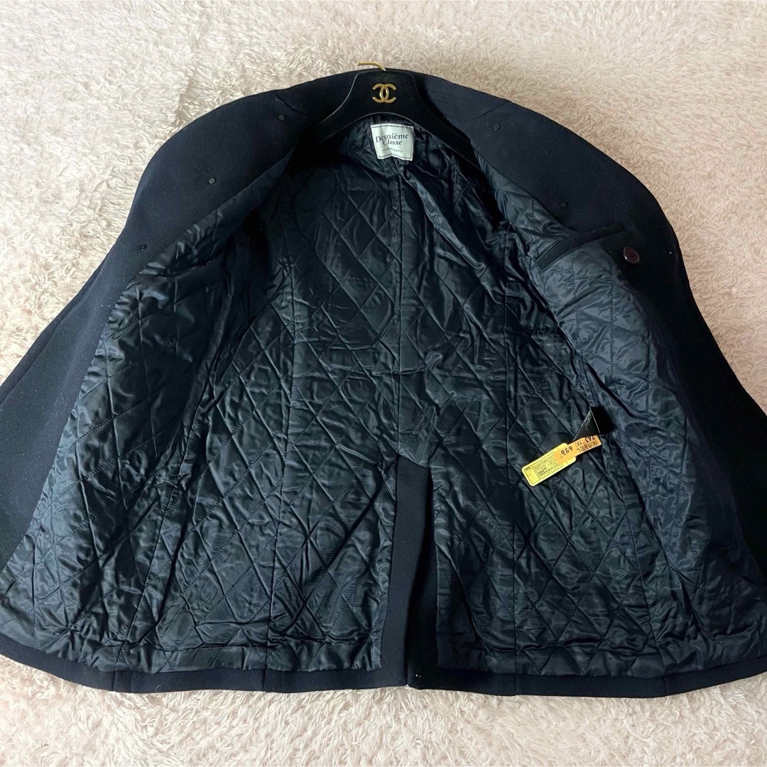 DEUXIEME CLASSE - 20 ドゥーズィエムクラス ウール メルトンPコート