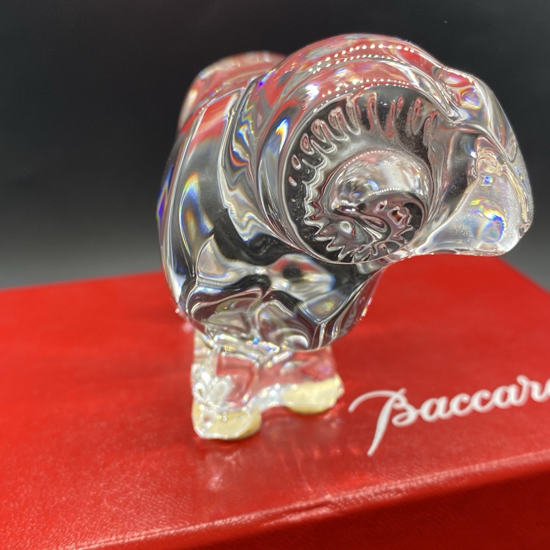 Baccarat - 箱付き バカラ 置物 フィギュリン クリスタルガラス ひつじ