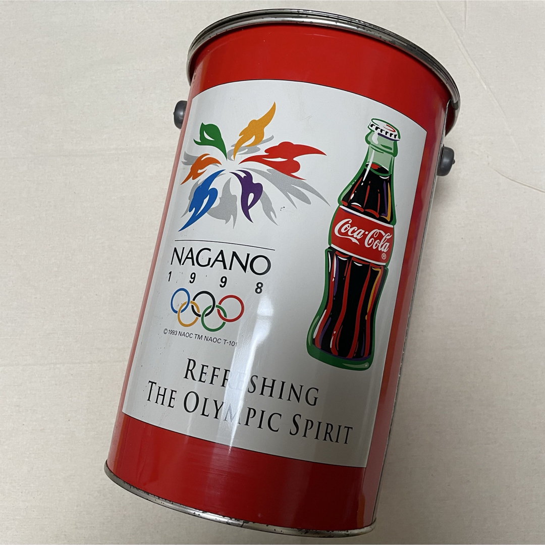 コカ・コーラ - 長野オリンピック コカコーラ ペール缶 ものしりグラス