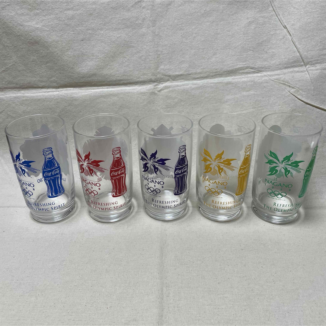 コカ・コーラ - 長野オリンピック コカコーラ ペール缶 ものしりグラス