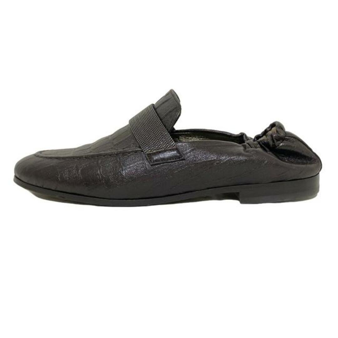 ブルネロクチネリローファーフラットシューズ