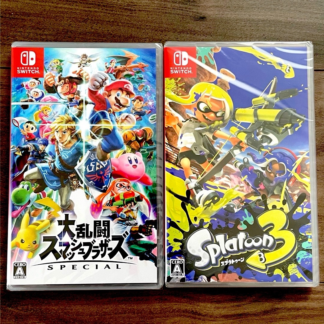 Nintendo Switch ソフト2本 新品未開封の通販 by ただっち's shop｜ラクマ