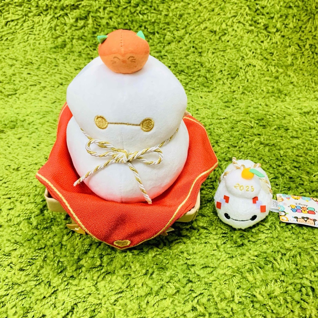 Disney - ベイマックス＆モチ ぬいぐるみ 鏡餅 ツムツム BAYMAX 2025の