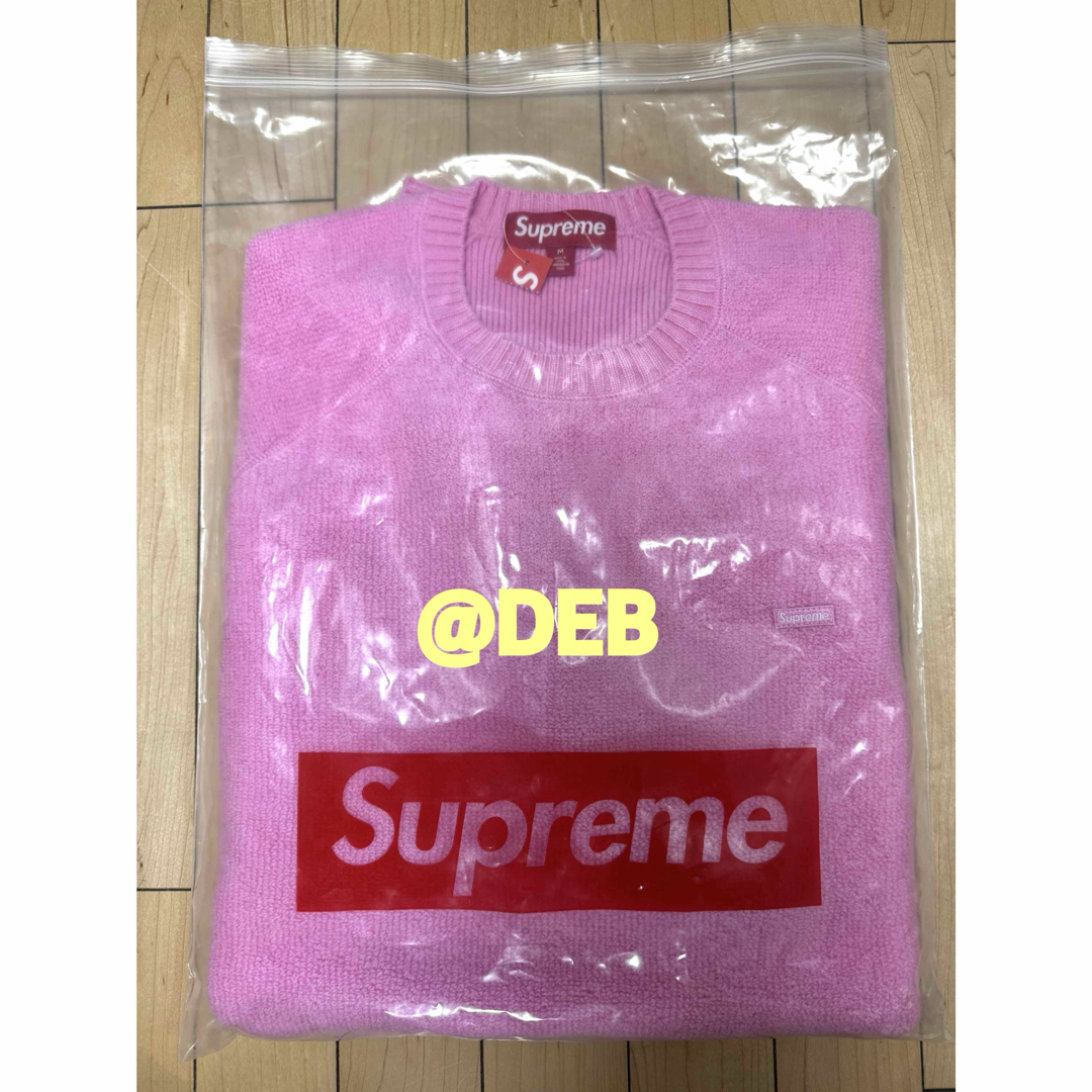 Supreme - Supreme Terry Small Box Sweater Pink Mの通販 by でぶ