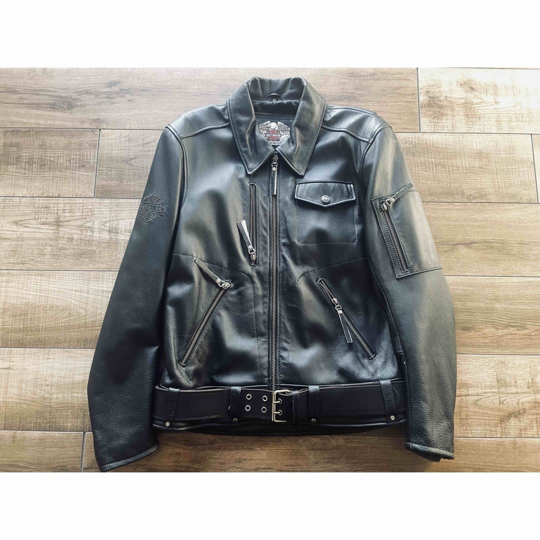 Harley Davidson - 【美品】 背中レア刺繍 ハーレー ダビッドソン 純正