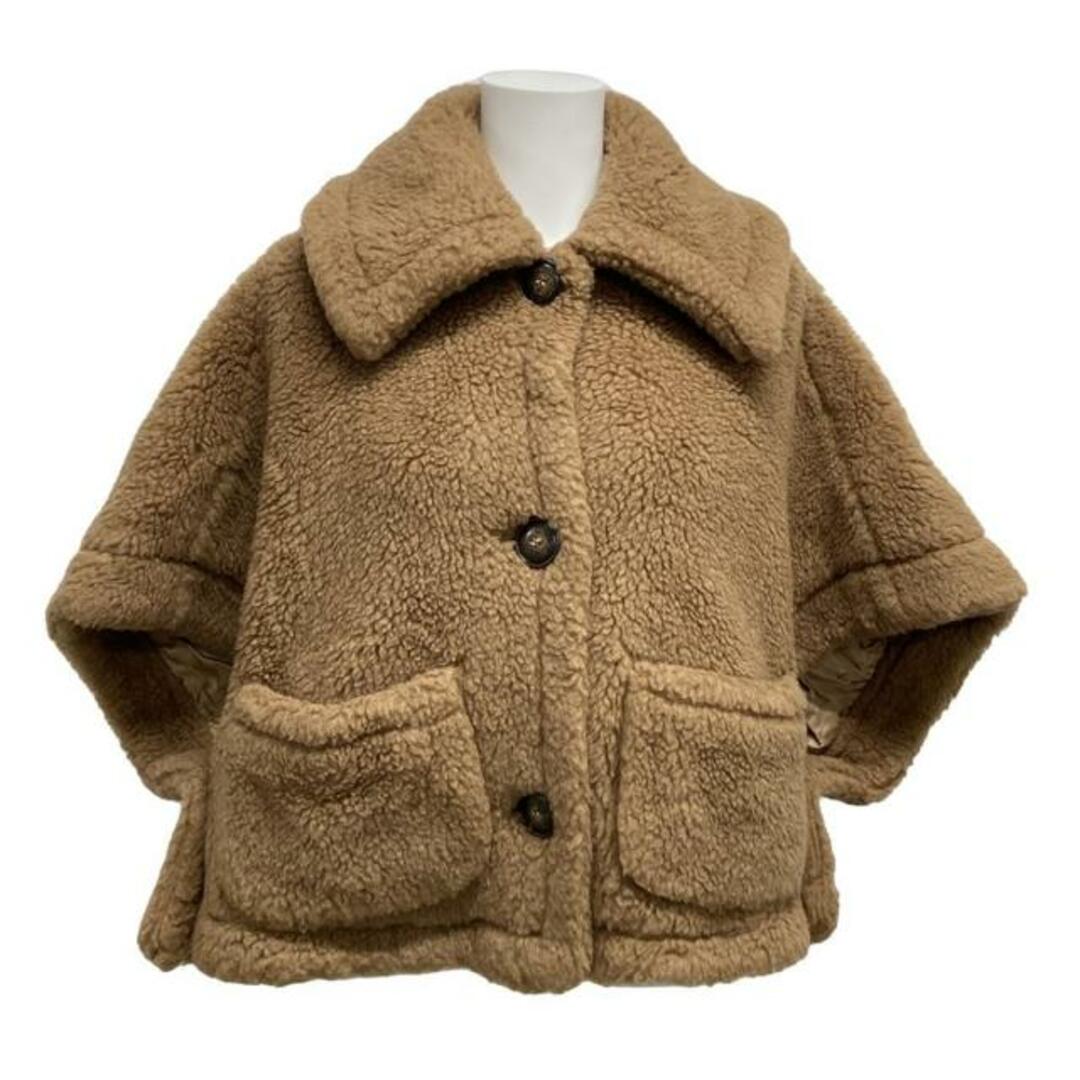 Max Mara ケープSMサイズブラウン