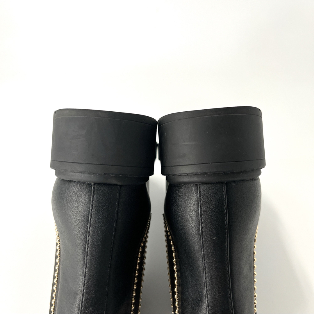 COACH - 美品 コーチ サイドゴアブーツ ショートブーツ 黒 レザー 23cm