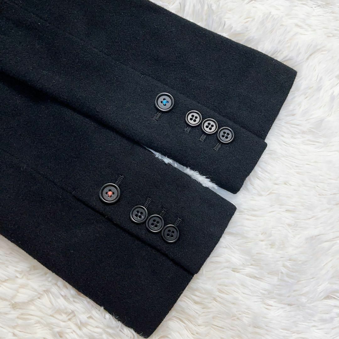 Paul Smith - Paul Smith BLACK ウール アンゴラ ロングコート マルチ