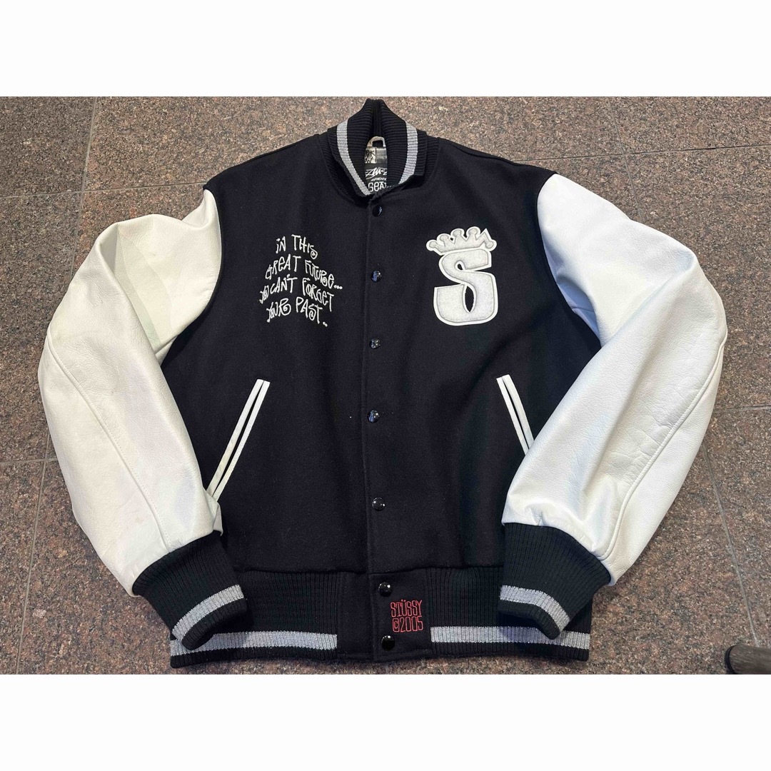 STUSSY - 2005 USA製 OLD STUSSY 25周年 スタジャン Lの通販 by 美咲