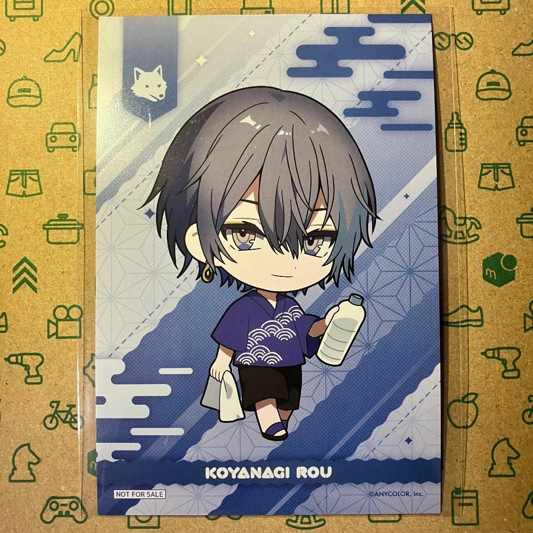 小柳ロウ 第1弾ポストカード にじさんじx極楽湯 コラボの通販 by 精米