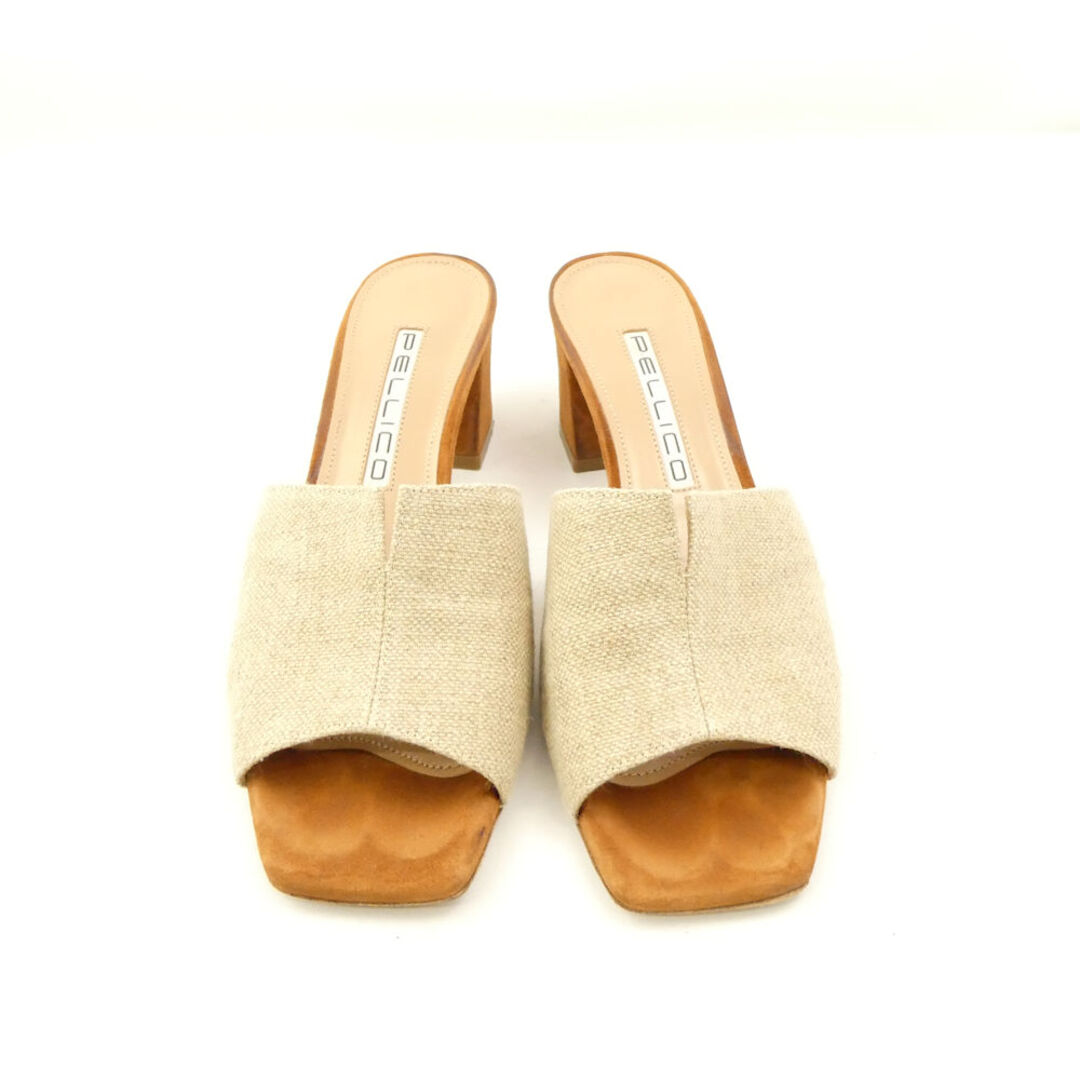 PELLICO - 美品 PELLICO ペリーコ 6225 キャンバス CANVAS ミュール 38