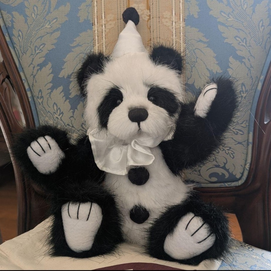 チャーリーベアーズ「POM POM」廃盤品 テディベア パンダ パンダベア