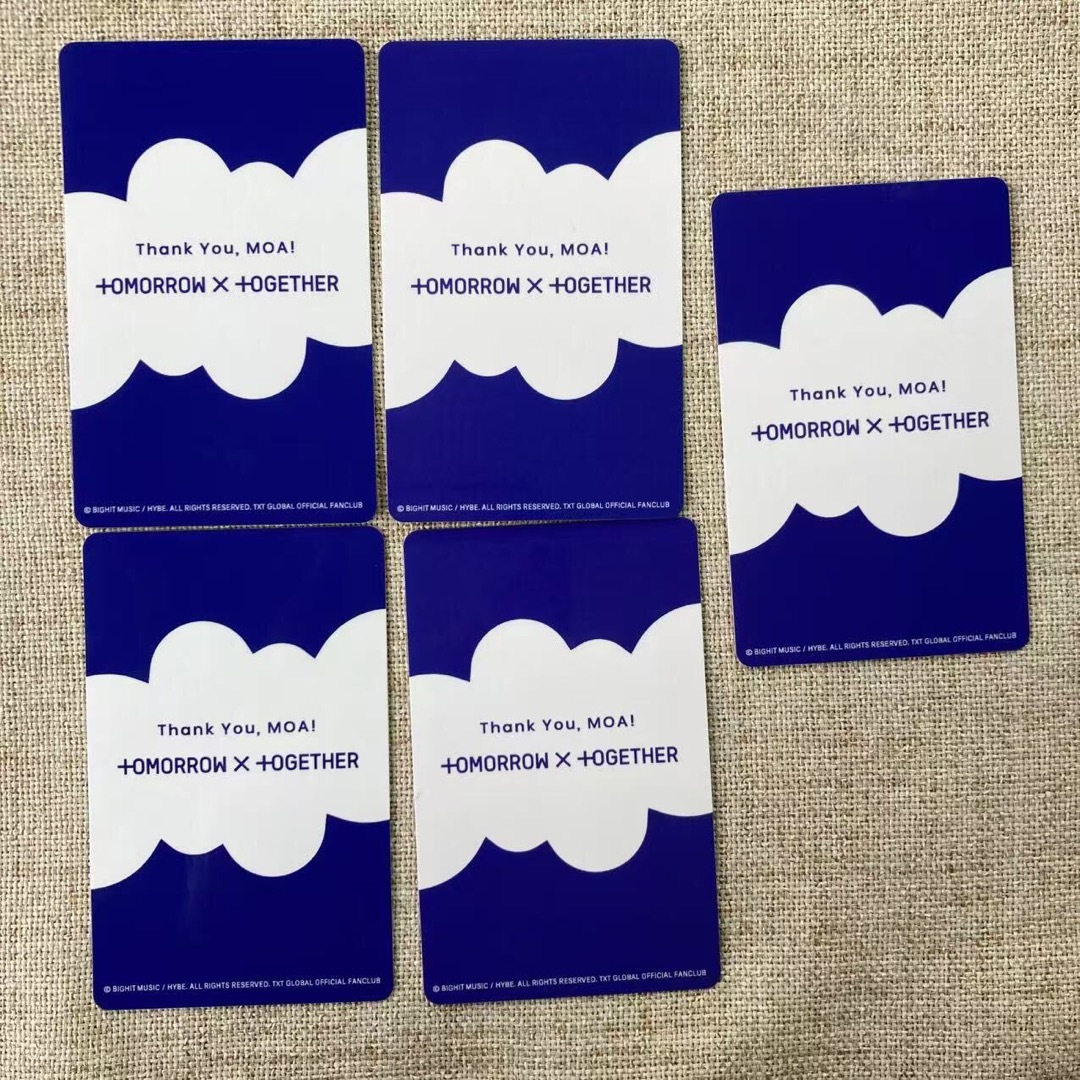 TXT happy together quiz JPFC 限定 トレカ 5枚