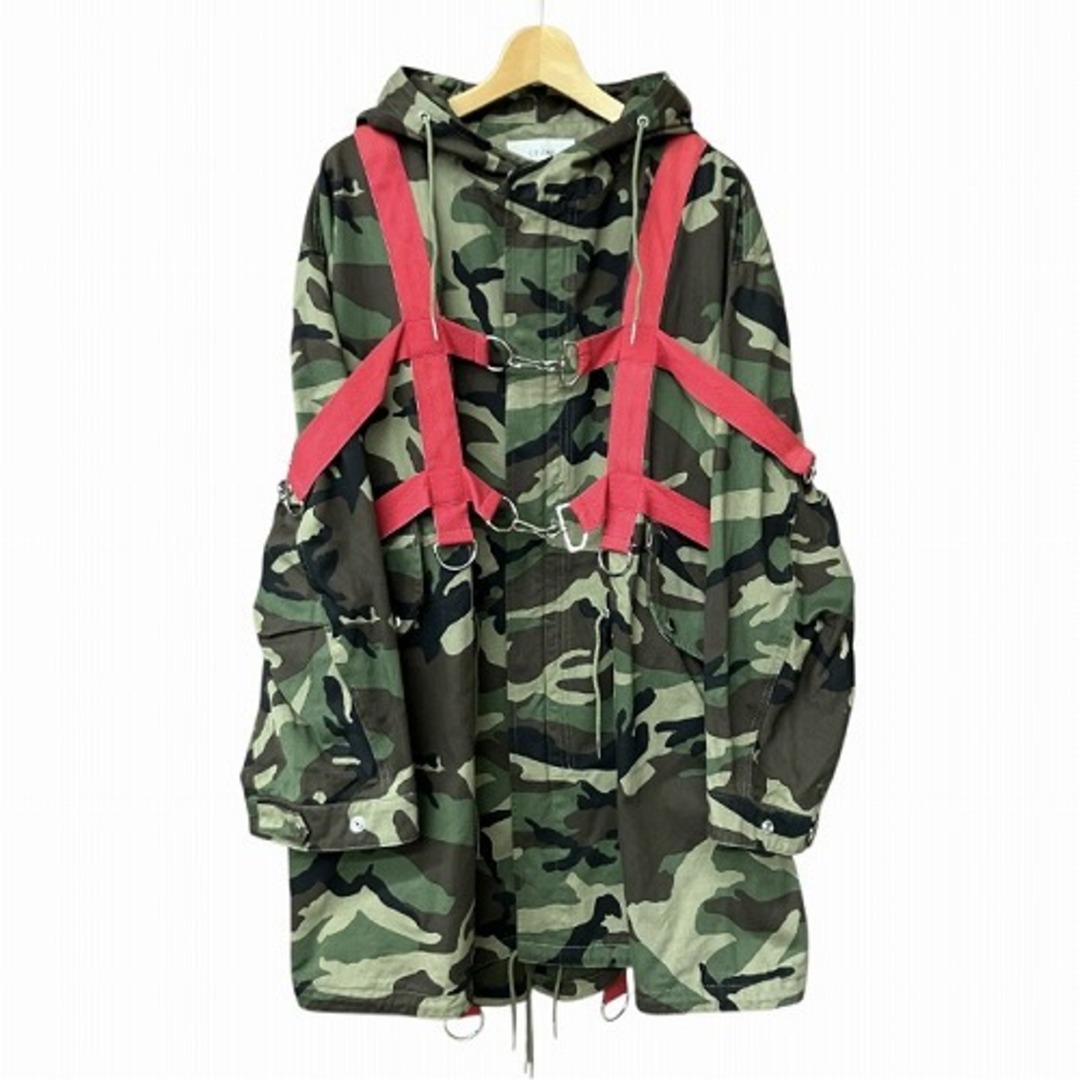 CELINE - セリーヌ CELINE 23SS ハーネス モッズコート カモフラージュ