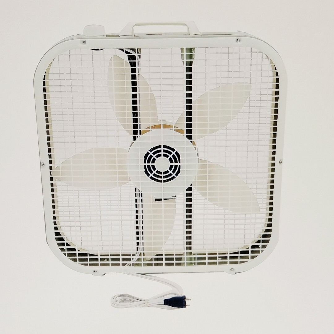 Lasko 20インチ クラシックボックスファン ホワイト 扇風機