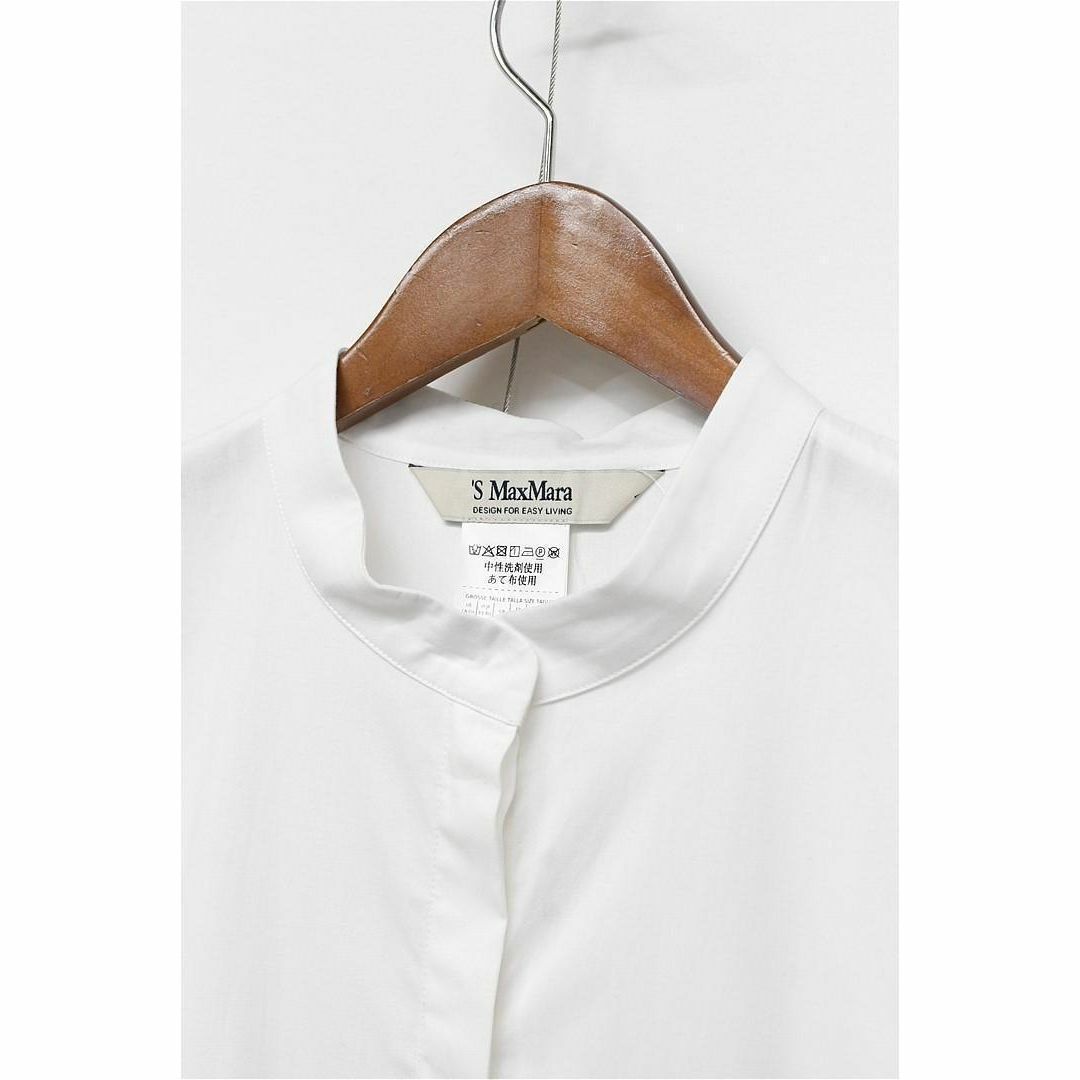 S Max Mara - HGD-P312/美品 S MAXMARA ブラウス ロング丈 ドルマン 40