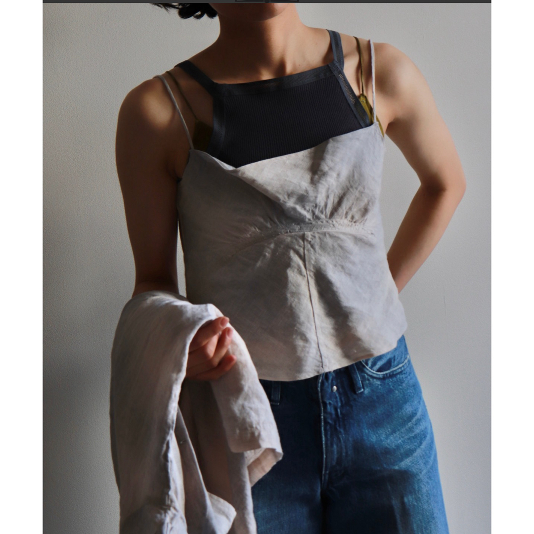 FUMIKA_UCHIDA - FUMIKA_UCHIDA EYELET RIB STITCH CAMISOLEの通販 by