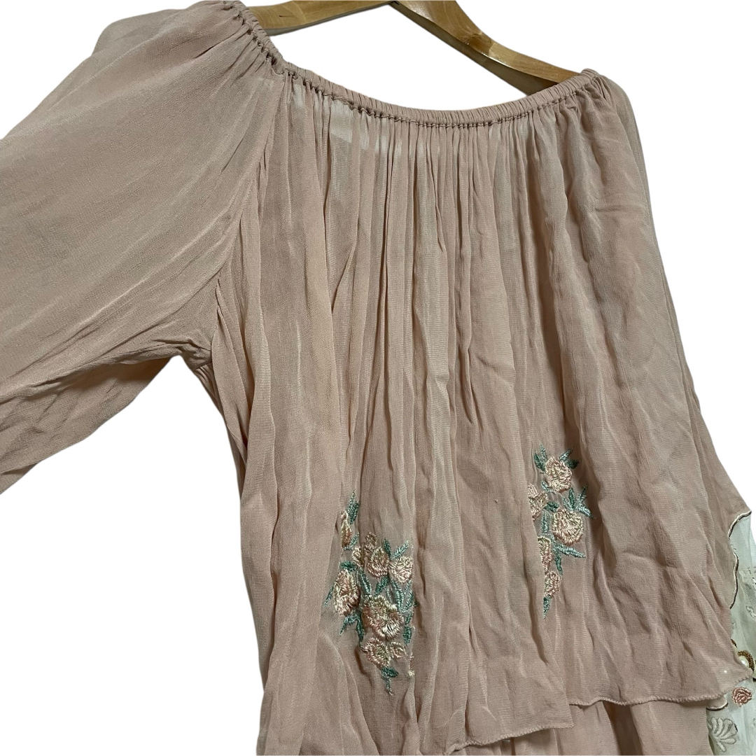 SNIDEL - [新品未使用]snidel スナイデル レース フリル ブラウス