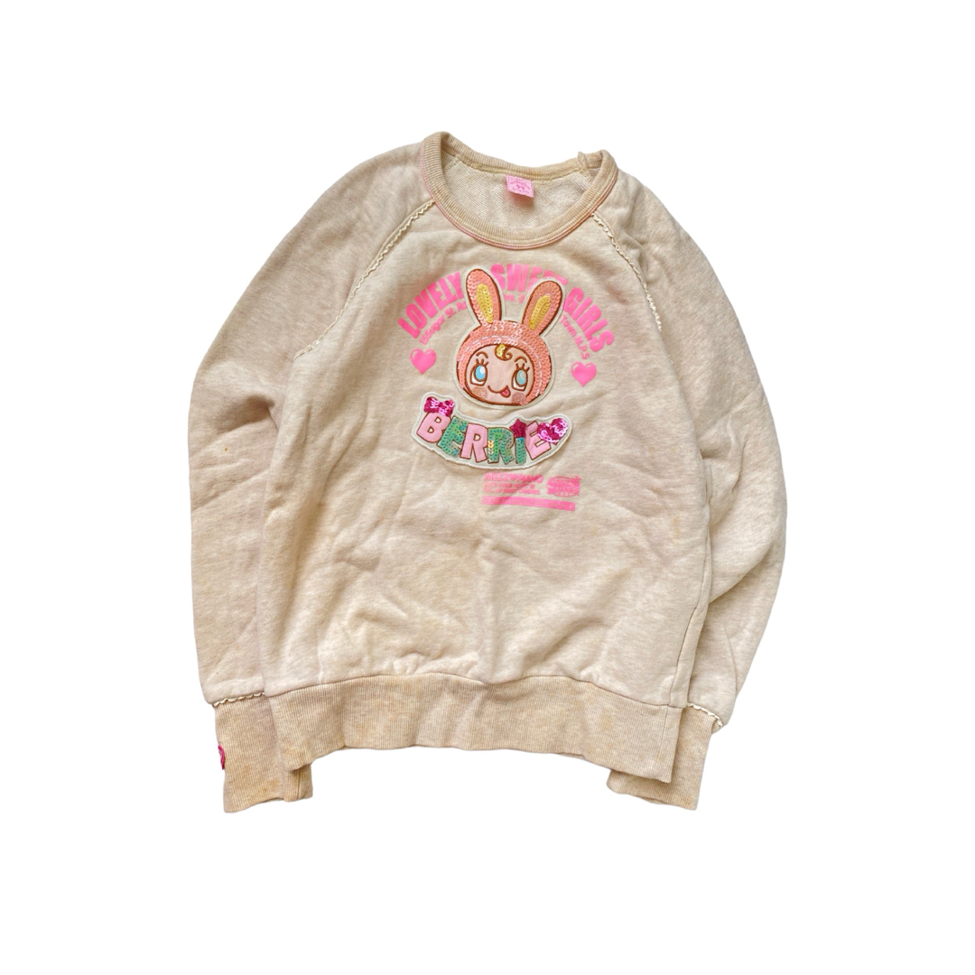 mezzo piano - 平成レトロ メゾピアノ ベリエちゃん スウェット 160