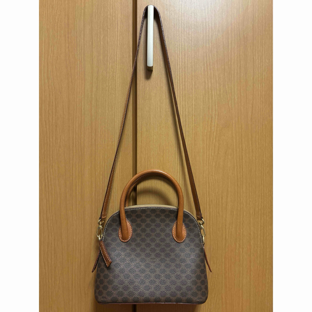 CELINE - CELINE セリーヌ マカダム柄 SHOULDER BAG 専用保存袋付きの