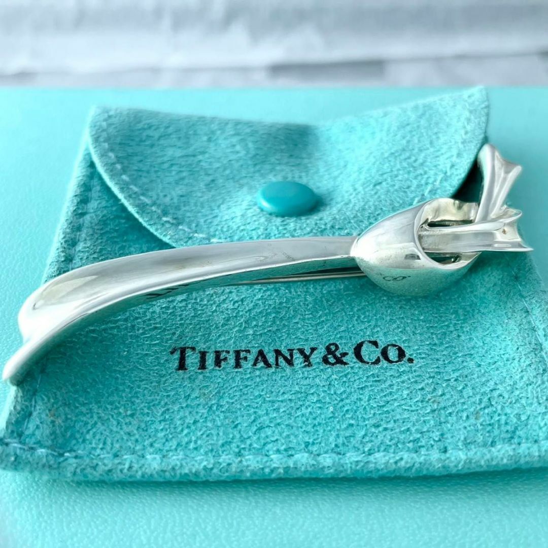 Tiffany & Co. - ティファニー リボン ノット ブローチ シルバー 925