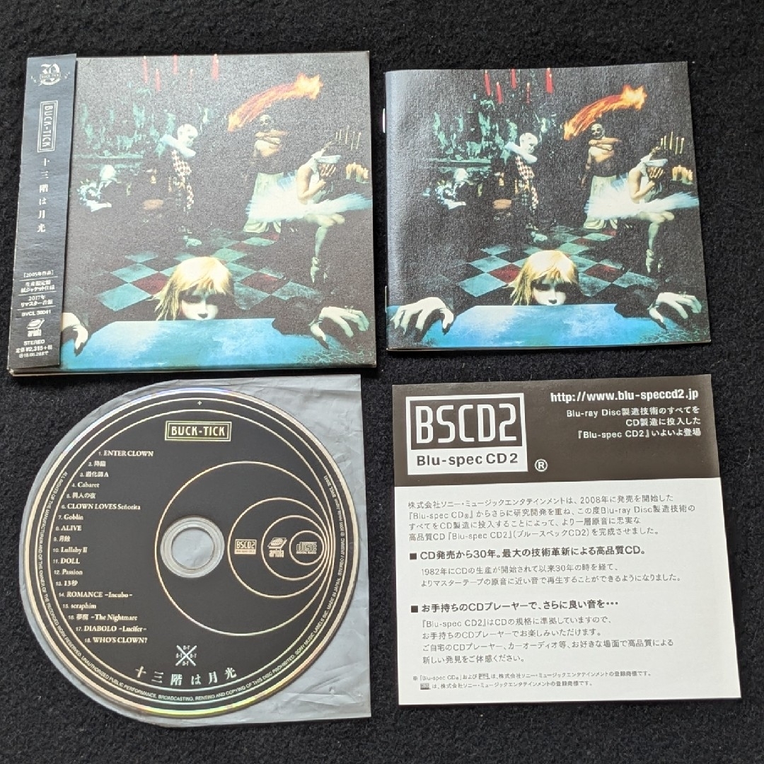 BUCK-TICK 十三階は月光 紙ジャケット 完全生産限定盤 櫻井敦司 今井寿