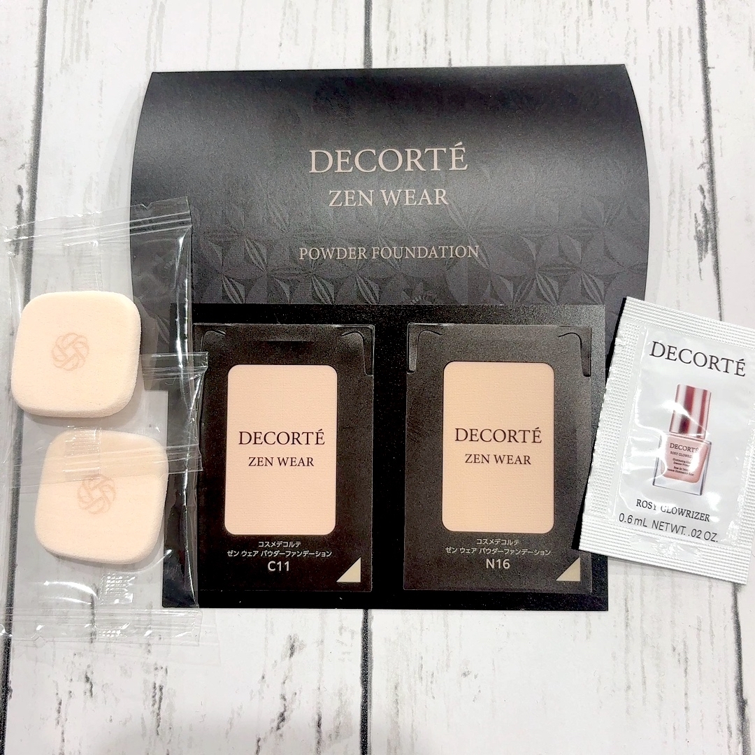 COSME DECORTE - コスメデコルテ パウダーファンデ2色＆下地 サンプル