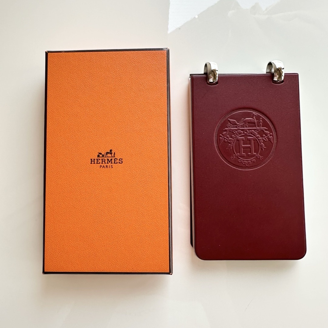 HERMES - HERMES エルメス レザーメモ帳の通販 by Blue's shop