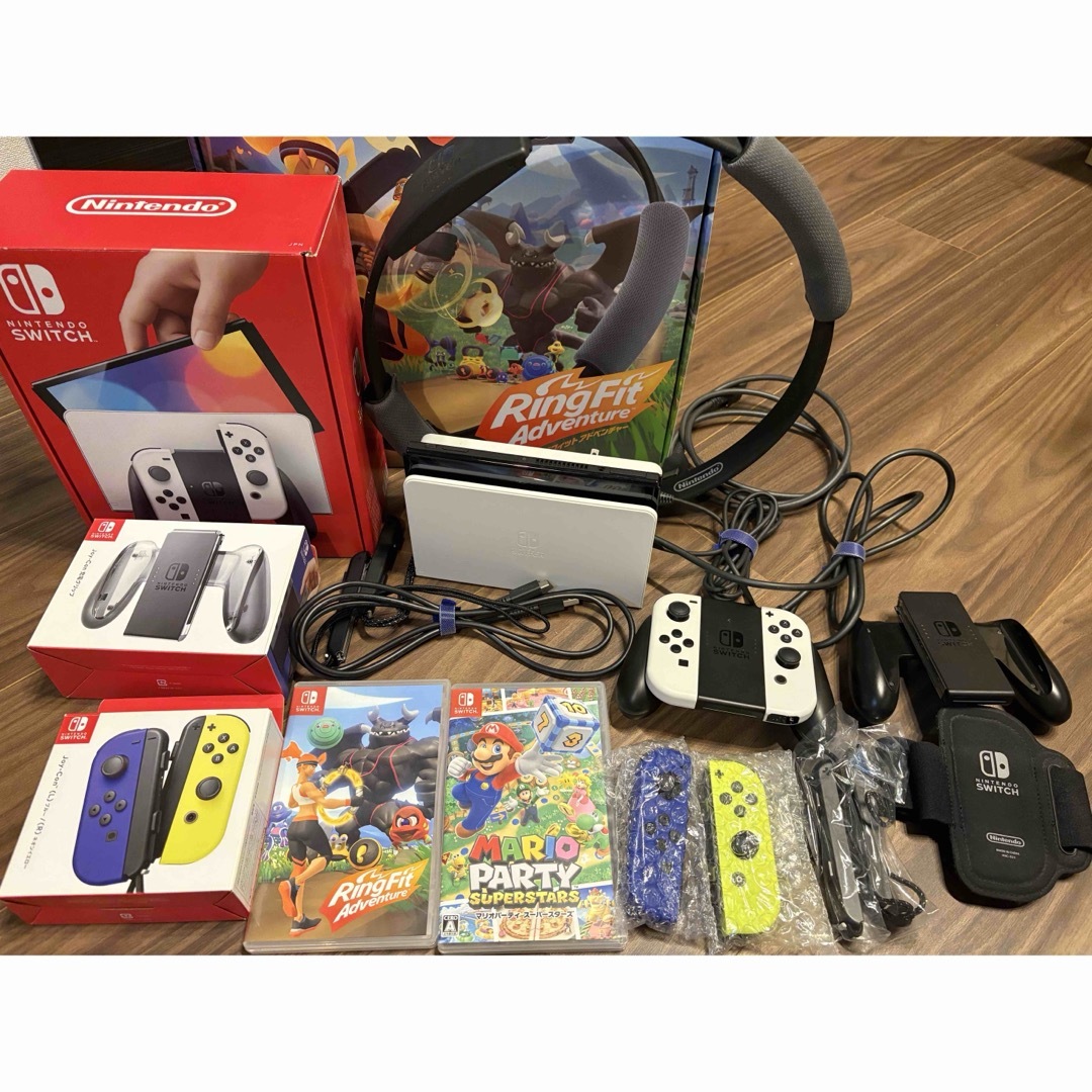 Nintendo Switch 本体、追加ジョイコン、ソフト2種類セット