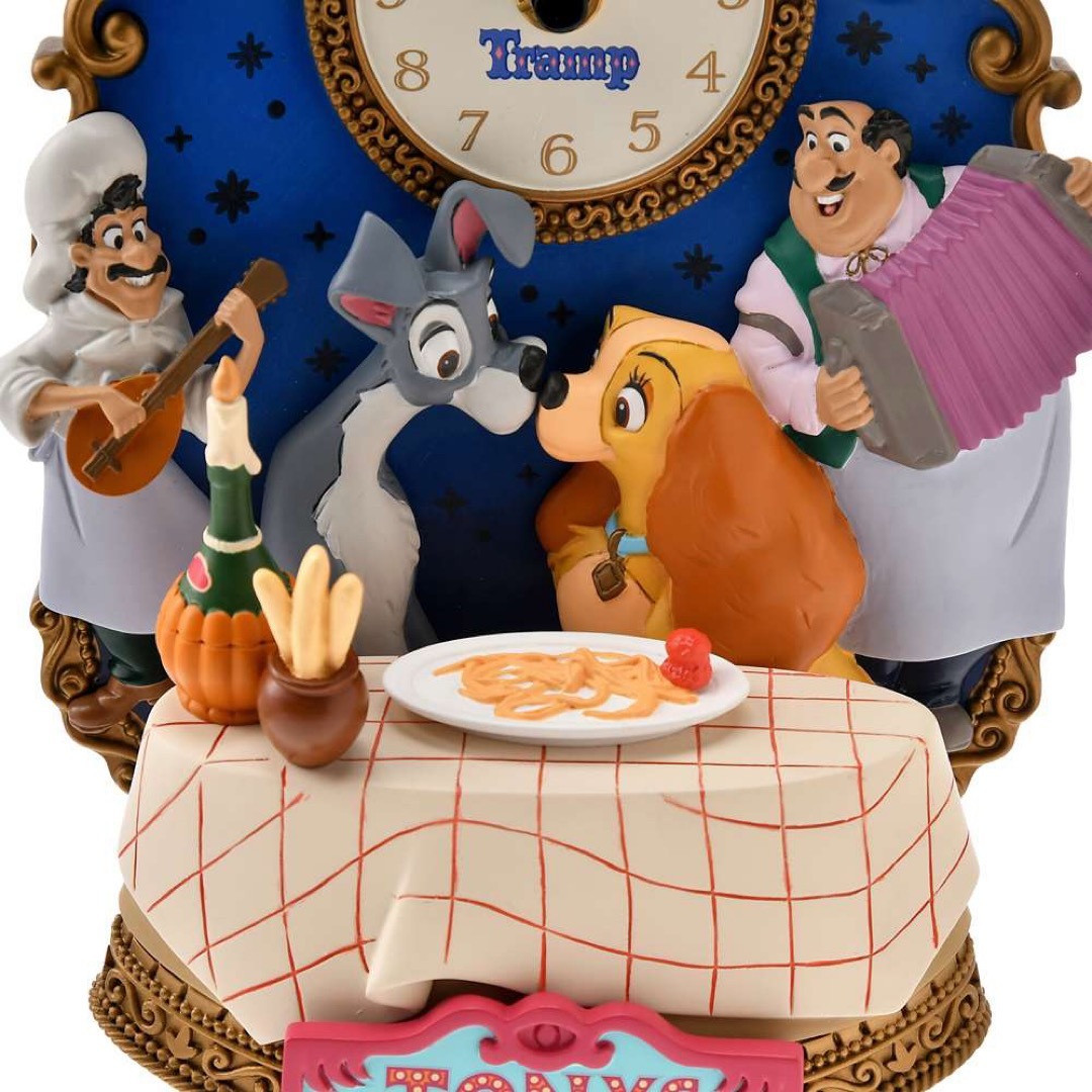 Disney - わんわん物語 時計 ライトアップ LADY AND THE TRAMP 70THの