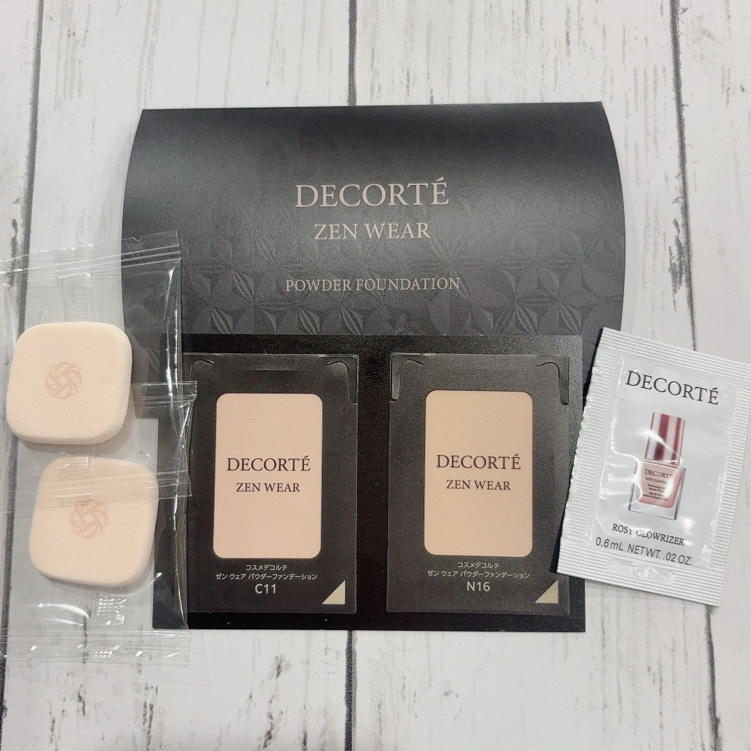 COSME DECORTE - コスメデコルテ パウダーファンデ2色＆下地 サンプル