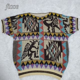 FICCE - FICCE YOSHIYUKI KONISHI マルチカラーニットの通販 by SS