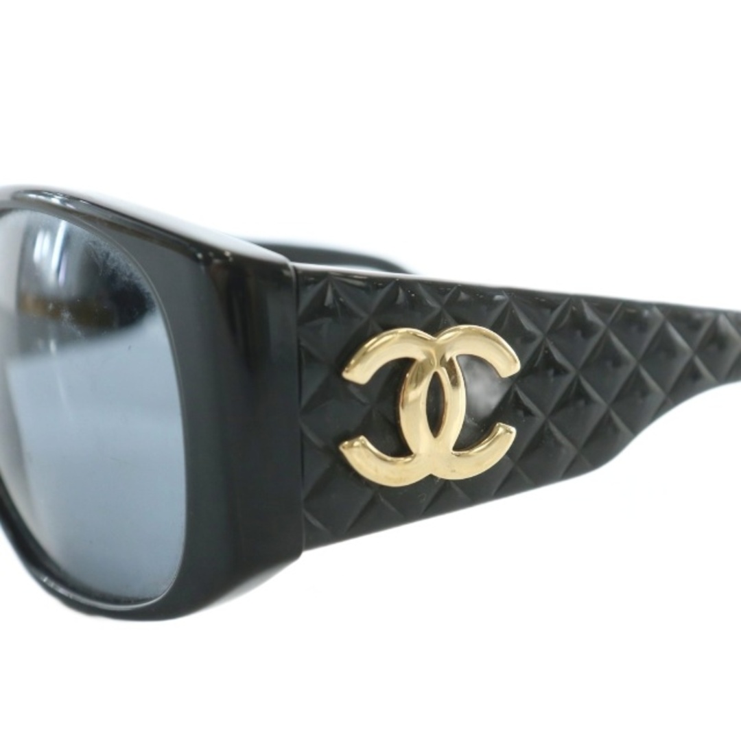 CHANEL - シャネル マトラッセ サングラス セルフレーム ココマーク 黒