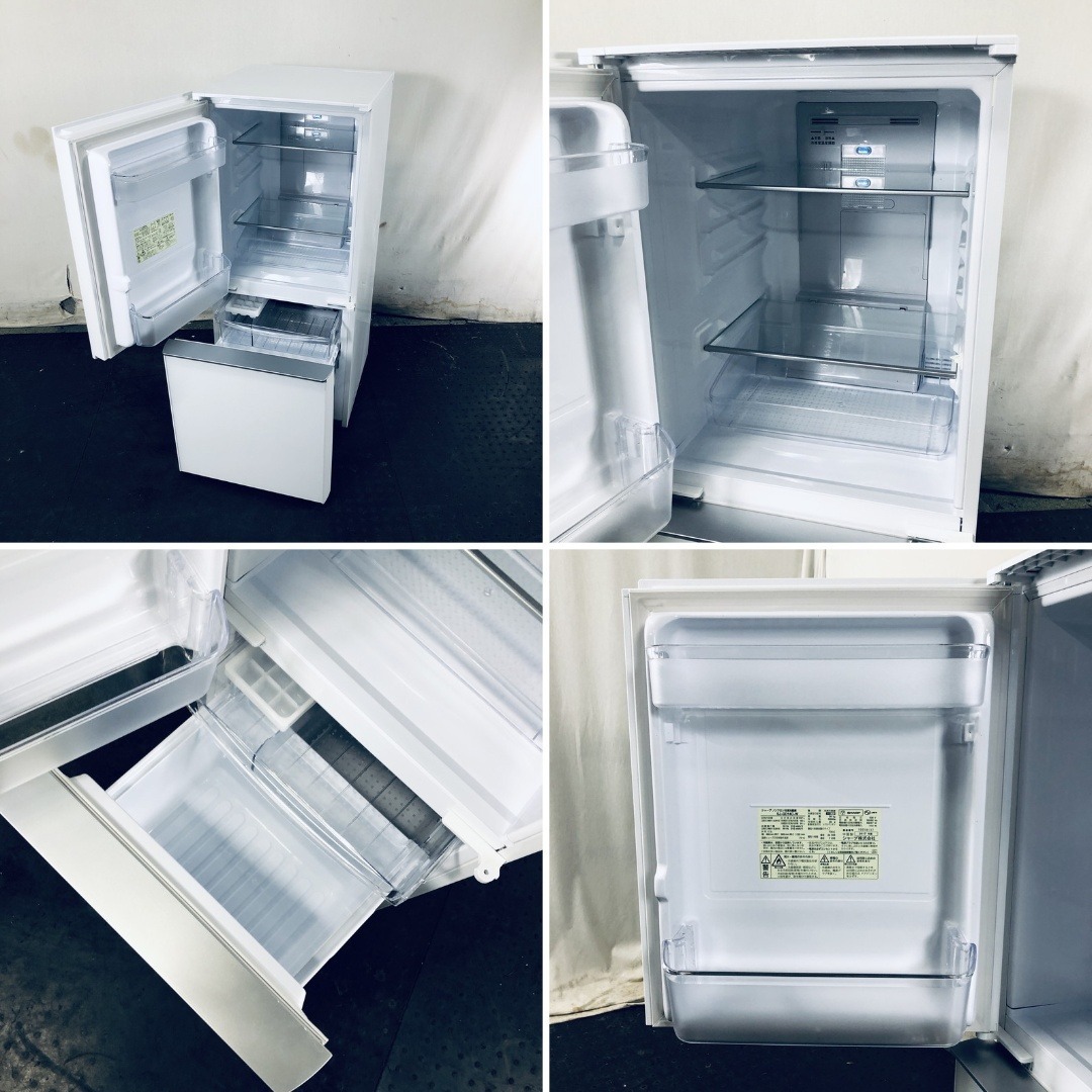 ☆送料・設置無料☆ 中古 2ドア冷蔵庫 シャープ (No.4552) ☆送料