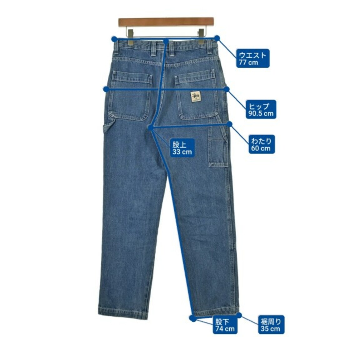 STUSSY - STUSSY ステューシー デニムパンツ S 青 【古着】【中古