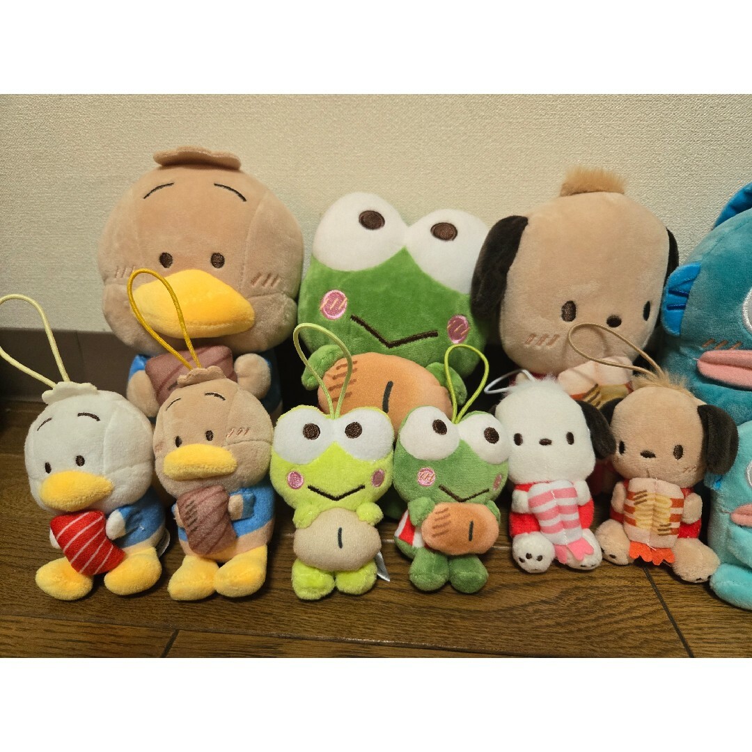 スシロー はぴだんぶい コラボ限定 ぬいぐるみ フルコンプリート