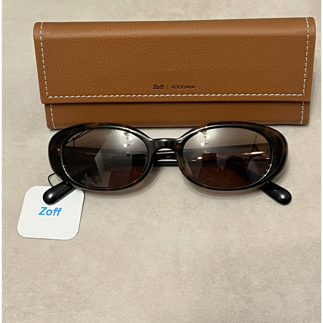 Zoff - 新品未使用 Zoff AOI IHARA オーバル サングラス ブラウン 完売