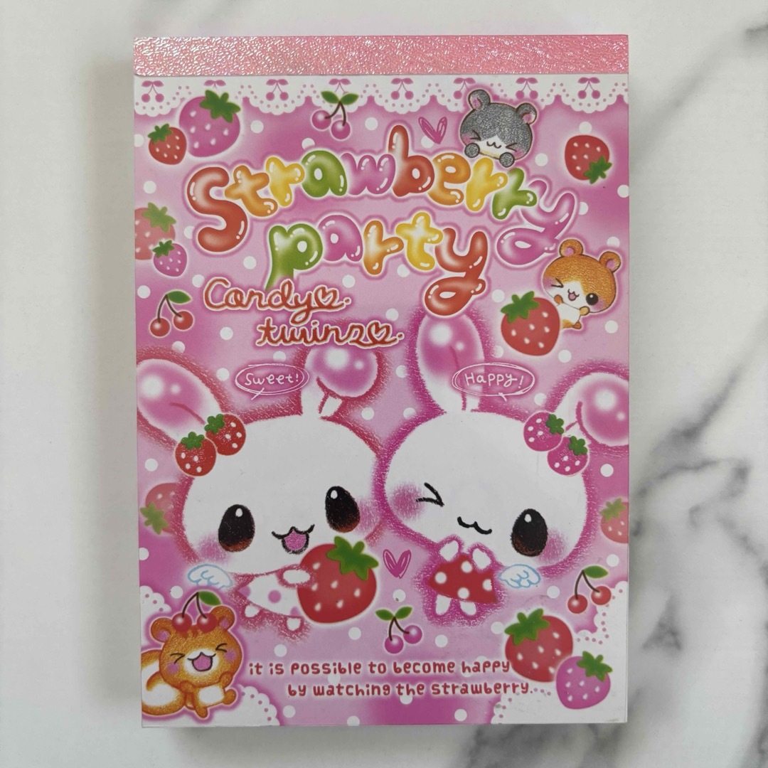 新品未使用】平成レトロ 当時物メモ帳 クーリア うさぎ パンダ