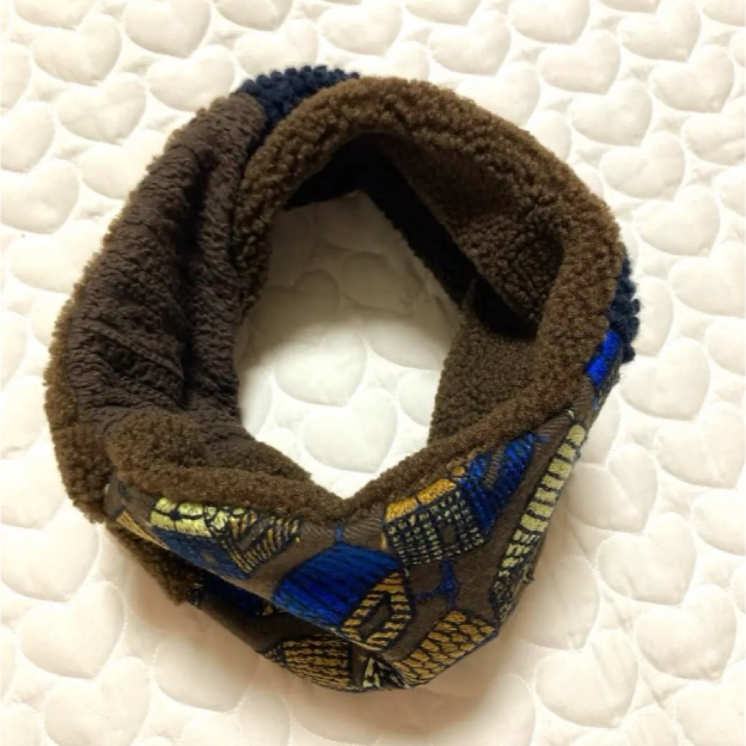 一点物】757 ひねりスヌード ネックウォーマー village ヴィレッジ