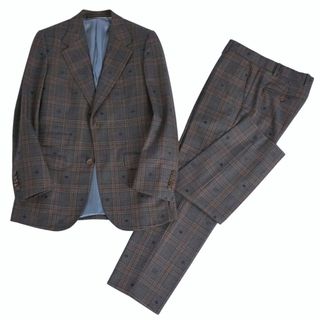 GUCCI - 極美品 グッチ GUCCI セットアップ スーツ シングル チェック