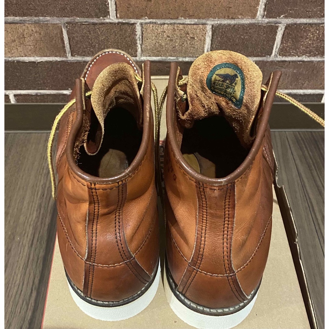 REDWING - レッドウィング 875 10EE 半円犬タグ 赤茶色 新品純正ソール