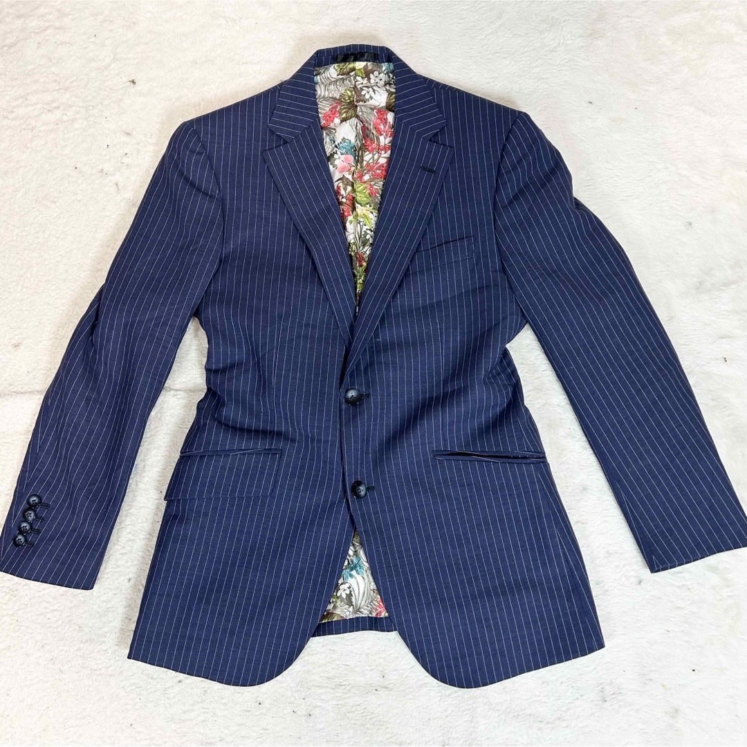 美品！ARMOR CLASSIC スリーピース スーツ ストライプ 花柄 2B